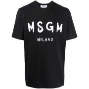 Msgm T-Shirts Black, Herr