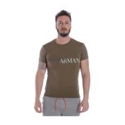 Emporio Armani Sweatshirts Brown, Herr