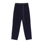 Imperial Cropped Trousers Blue, Dam