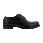 Dolce & Gabbana Polerade Derby Skor Black, Herr