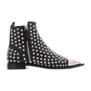 Alexander McQueen Silver Studs Show Boot Multicolor, Dam