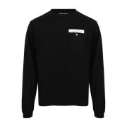 Palm Angels Sweatshirts Black, Herr