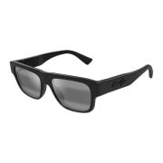 Maui Jim Kokua 638-02 Matte Black Sunglasses Black, Unisex