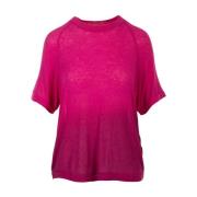 Daniele Fiesoli Ombre T-Shirt Top Pink, Dam