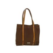 Burberry Vintage Pre-owned Canvas handvskor Brown, Dam