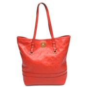 Louis Vuitton Vintage Pre-owned Bomull totevskor Red, Dam