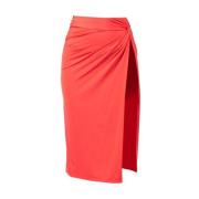 Pinko Midi Skirts Red, Dam