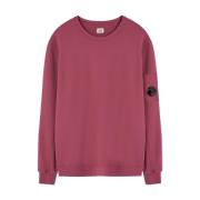 C.p. Company Burgundy Logosleeve Tröja Red, Herr