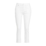 7 For All Mankind Skinny Jeans för Kvinnor White, Dam
