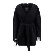 Balenciaga Belted Coats Black, Dam