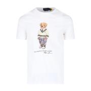 Ralph Lauren Vit T-Shirt Kollektion White, Herr