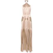 Alberta Ferretti Maxi Dresses Beige, Dam