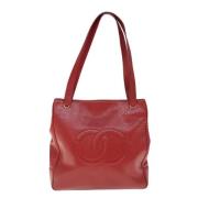 Chanel Vintage Pre-owned Laeder chanel-vskor Red, Dam