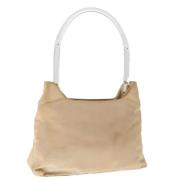 Prada Vintage Pre-owned Tyg prada-vskor Beige, Dam