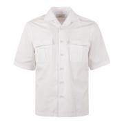 Lardini Short Sleeve Shirts White, Herr