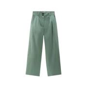 Woolrich Trousers Green, Dam