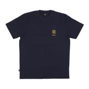 Dolly Noire Kinesisk Drak T-shirt Navy Streetwear Blue, Herr