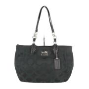 Coach Pre-owned Pre-owned Canvas axelremsvskor Black, Dam