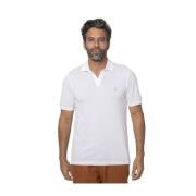 Gran Sasso Polo Shirts White, Herr