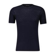 Emporio Armani T-Shirts Blue, Herr