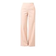 Pinko Wide Trousers Pink, Dam