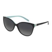 Tiffany Black Azure Sunglasses Victoria TF 4089B Black, Dam