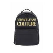 Versace Jeans Couture Svarta Väskor Kollektion Black, Herr