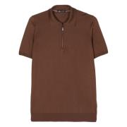 Colombo Polo Shirts Brown, Herr
