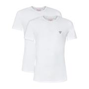 Guess 2-Pack Stretch T-shirts - Vita Basics White, Herr