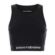 Paco Rabanne Sleeveless Tops Black, Dam