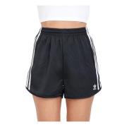 Adidas Originals Svarta Satin Sprint Shorts Kvinnor Black, Dam