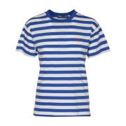 Ralph Lauren Klassiska Polo T-shirts och Polos Blue, Dam