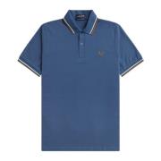 Fred Perry Klarblå T-shirts och Polos Blue, Herr