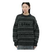 Ganni Knitwear Black, Dam