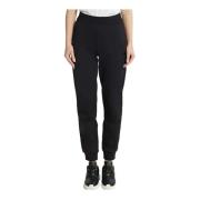 Armani Exchange Wide Trousers Black, Dam