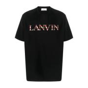 Lanvin T-Shirts Black, Herr
