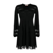 Twinset Short Dresses Black, Dam