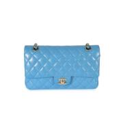 Chanel Vintage Pre-owned Laeder chanel-vskor Blue, Dam