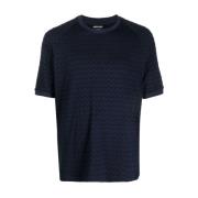 Giorgio Armani Elegant Blå Herr T-shirt Blue, Herr