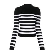 Balmain Sweatshirts Black, Dam