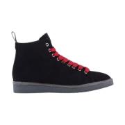 Panchic P01 Man's Ankle Boot Suede Faux FUR Lining Space Blue-Red Blue...