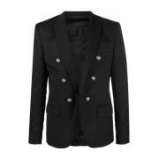 Balmain Blazers Black, Herr