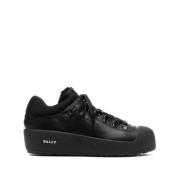 Bally Svart Kalv Plain Ankelboots Black, Herr