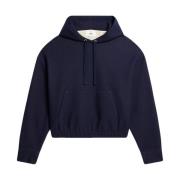 Ami Paris Mysig Marinblå Hoodie för Män Blue, Herr