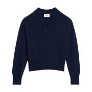 Ami Paris Sweatshirts Blue, Dam