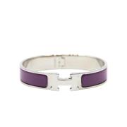 Hermès Vintage Pre-owned Metall armband Purple, Dam