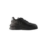 Versace Pre-owned Pre-owned Laeder sneakers Black, Dam