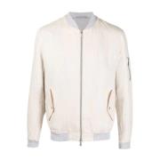 Eleventy Bomber Jackets Beige, Herr