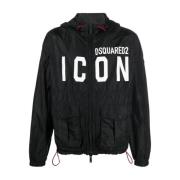 Dsquared2 Light Jackets Black, Herr