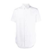 Giorgio Armani Short Sleeve Shirts White, Herr